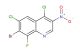 7-bromo-4,6-dichloro-8-fluoro-3-nitroquinoline