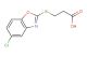 3-((5-chlorobenzo[d]oxazol-2-yl)thio)propanoic acid