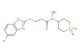 3-((5-chlorobenzo[d]oxazol-2-yl)thio)-N-(1,1-dioxidotetrahydro-2H-thiopyran-4-yl)-N-methylpropanamide