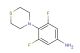 3,5-difluoro-4-thiomorpholinoaniline