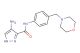 4-amino-N-(4-(morpholinomethyl)phenyl)-1H-pyrazole-3-carboxamide