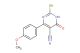 2-mercapto-4-(4-methoxyphenyl)-6-oxo-1,6-dihydropyrimidine-5-carbonitrile