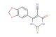 6-(benzo[d][1,3]dioxol-5-yl)-4-oxo-2-thioxo-1,2,3,4-tetrahydropyrimidine-5-carbonitrile