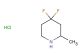 4,4-difluoro-2-methylpiperidine hydrochloride