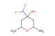4-(difluoromethyl)-2,6-dimethyltetrahydro-2H-pyran-4-ol