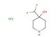 4-(difluoromethyl)piperidin-4-ol hydrochloride