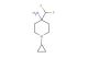 1-cyclopropyl-4-(difluoromethyl)piperidin-4-amine