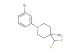 1-(3-bromophenyl)-4-(difluoromethyl)piperidin-4-amine