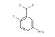 3-(difluoromethyl)-4-fluoroaniline