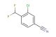 3-chloro-4-(difluoromethyl)benzonitrile
