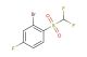 2-bromo-1-((difluoromethyl)sulfonyl)-4-fluorobenzene
