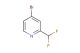 4-bromo-2-(difluoromethyl)pyridine