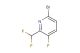 6-bromo-2-(difluoromethyl)-3-fluoropyridine