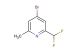 4-bromo-2-(difluoromethyl)-6-methylpyridine