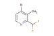 4-bromo-2-(difluoromethyl)-3-methylpyridine