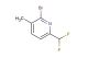 2-bromo-6-(difluoromethyl)-3-methylpyridine