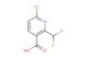 6-chloro-2-(difluoromethyl)nicotinic acid
