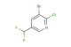 3-bromo-2-chloro-5-(difluoromethyl)pyridine