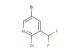 5-bromo-2-chloro-3-(difluoromethyl)pyridine