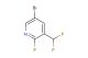 5-bromo-3-(difluoromethyl)-2-fluoropyridine