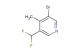 3-bromo-5-(difluoromethyl)-4-methylpyridine