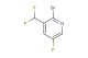2-bromo-3-(difluoromethyl)-5-fluoropyridine