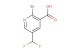 2-bromo-5-(difluoromethyl)nicotinic acid