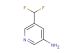 5-(difluoromethyl)pyridin-3-amine