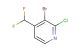 3-bromo-2-chloro-4-(difluoromethyl)pyridine