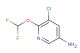 5-chloro-6-(difluoromethoxy)pyridin-3-amine