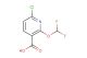 6-chloro-2-(difluoromethoxy)nicotinic acid