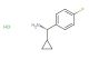 (S)-cyclopropyl(4-fluorophenyl)methanamine hydrochloride