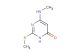 6-(methylamino)-2-(methylthio)pyrimidin-4(3H)-one