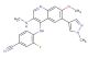 3-fluoro-4-((7-methoxy-6-(1-methyl-1H-pyrazol-4-yl)-3-(methylamino)quinolin-4-yl)amino)benzonitrile