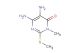 5,6-diamino-3-methyl-2-(methylthio)pyrimidin-4(3H)-one