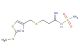 3-(((2-(methylthio)thiazol-4-yl)methyl)thio)-N-sulfamoylpropanimidamide