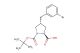 (2S,4R)-4-[(3-bromophenyl)methyl]-1-[(2-methylpropan-2-yl)oxycarbonyl]pyrrolidine-2-carboxylic acid
