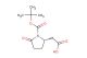 (S)-2-(1-(tert-butoxycarbonyl)-5-oxopyrrolidin-2-yl)acetic acid