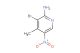 2-amino-3-bromo-5-nitro-4-picoline