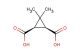 cis-3,3-dimethylcyclopropane-1,2-dicarboxylic acid