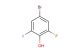 4-bromo-2-fluoro-6-iodophenol