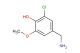3-chloro-4-hydroxy-5-methoxybenzylamine
