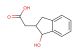 2-(1-hydroxy-2,3-dihydro-1H-inden-2-yl)acetic acid