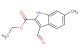 ethyl 3-formyl-6-methyl-1H-indole-2-carboxylate