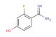 2-fluoro-4-hydroxy-benzamidine