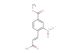(E)-3-(4-(methoxycarbonyl)-2-nitrophenyl)acrylic acid