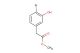 methyl 2-(4-bromo-3-hydroxyphenyl)acetate