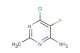 6-chloro-5-fluoro-2-methylpyrimidin-4-amine