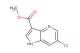 methyl6-chloro-1H-pyrrolo[3,2-b]pyridine-3-carboxylate