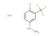 (4-chloro-3-(trifluoromethyl)phenyl)hydrazine hydrochloride